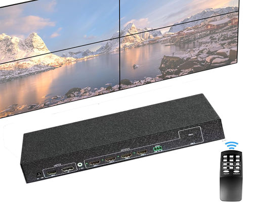 Ελεγκτής Video Wall LCD 2x2 4K 30Hz Επεξεργαστής Σύνδεσης Πολλαπλών Οθονών