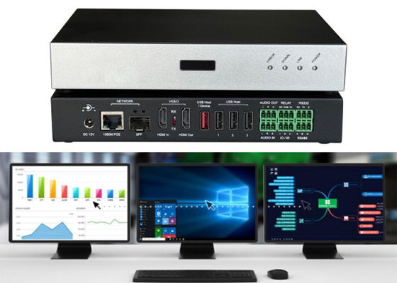 H.264 H.265 AV μέσω IP KVM με συμπίεση βίντεο HD