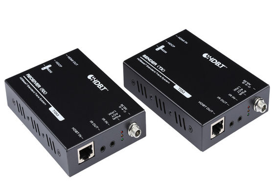 70 διαλυτικό χρώματος HDBaseT HDMI 2,0 μέτρων (228ft) που τίθεται άνω των Cat6 με 4K @ 60Hz 4: 4: 4