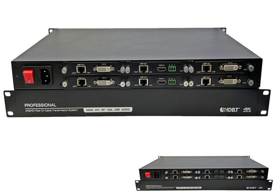 διαλυτικό χρώματος 1080p UHD 1x6 HDMI HDBaseT/θραύστης 195ft + δέκτες