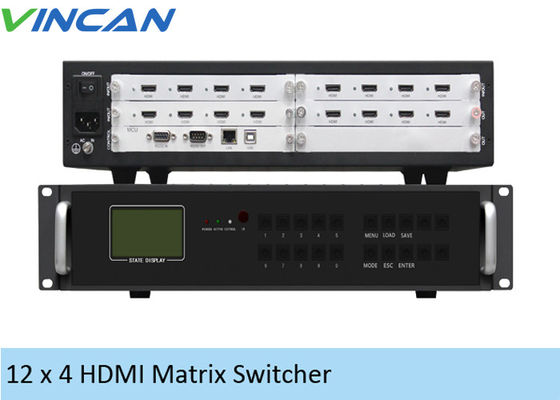 Πολυ ελεγκτής LCD 12 τοίχων σχήματος 2x2 HDMI τηλεοπτικός σε 4 έξω RJ45