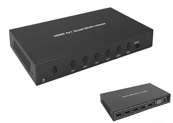 Πλήρες τρισδιάστατο 4k 60hz 4x1 τετράγωνο Hdmi Multiviewer 1080P με την άνευ ραφής Switcher λειτουργία