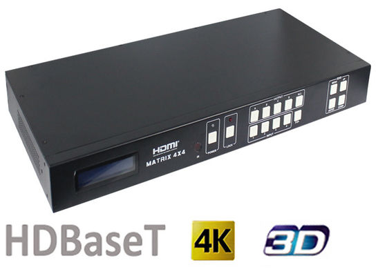 70 μέτρα και 100 μέτρα Switcher μητρών 4x4 HDMI με το λιμένα παραγωγής HDBaseT