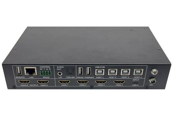 5x εισροές και 2x εξόδους Seamless UHD video switcher με πολυδιάγραμμα και έλεγχο KVM