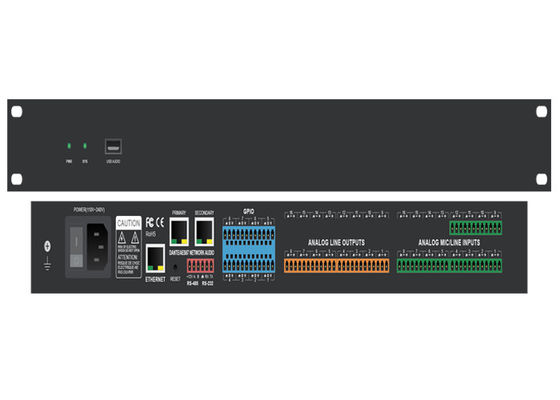 Ethernet Dante Audio Controller 8 X XLR/TRS Combo Jacks και επεξεργαστής ADI SHARC 21489