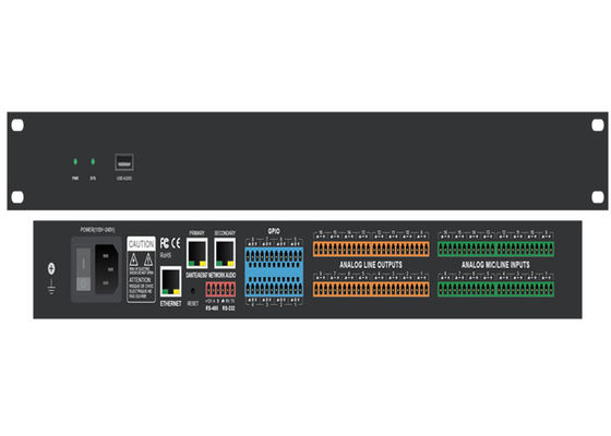 Δυναμικό εύρος 100dB Dante Audio Controller 7.9 X 5.9 X 2.2 Σε συμβατότητα Windows/Mac