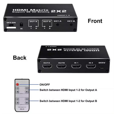 διακόπτης μήτρας HDMI 4x2 με εξαγωγή ήχου