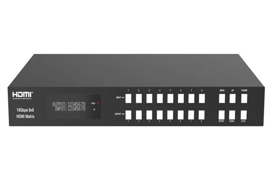 Υποστήριξη πολλαπλής ανάλυσης εξόδου HDMI Matrix Switcher για ΟΙΚΑΙΡΙΚΟΥ ΑΥΔΙΟΥ και ΒΙΝΕΟΥ ΕΠΙΣΤΡΟΠΟΥ