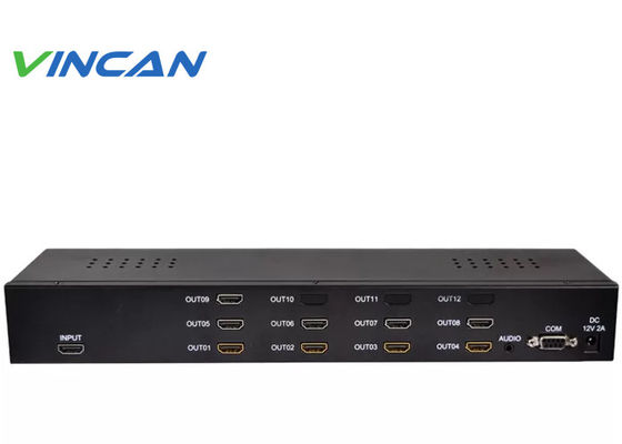 3x3 4K 60Hz επεξεργαστής τοίχου βίντεο με πηγές σήματος VGA HDMI και υποστήριξη ελεγκτή τοίχου βίντεο