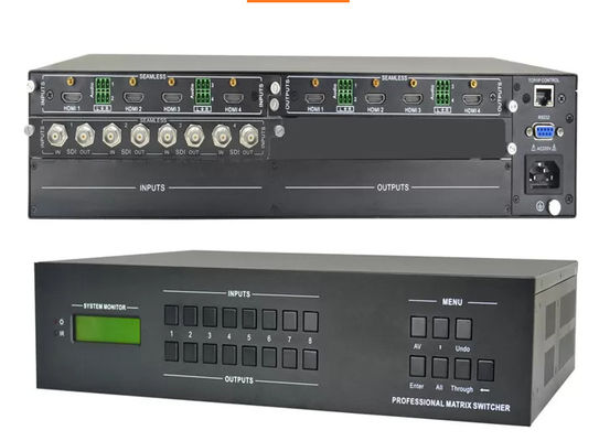 4K 30Hz βίντεο HDMI Matrix 4x4, HDMI Matrix Switcher Splitter 4 σε 4 έξω EDID