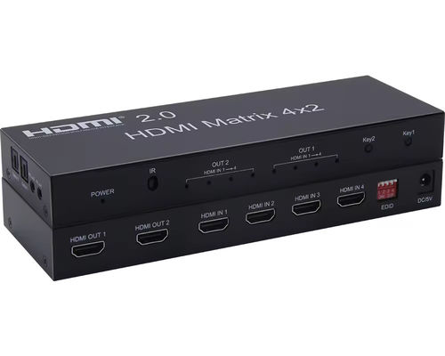 6x4 4k HDMI διακόπτης μήκους 4x2 HDMI διακόπτη μήκους