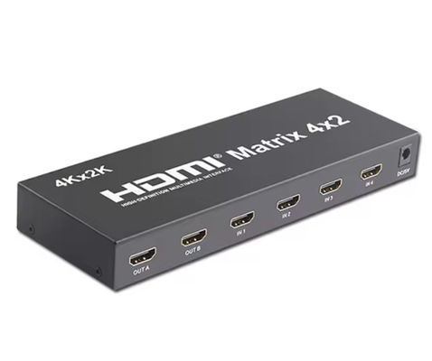 6x4 4k HDMI διακόπτης μήκους 4x2 HDMI διακόπτη μήκους