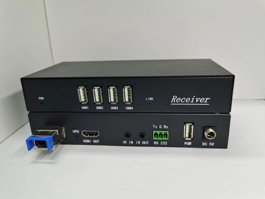 4K 60Hz MPO HDMI οπτικό καλώδιο με IR εισροή/εξοχή 18Gbps Ποσοστό δεδομένων μαύρο