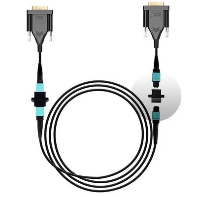 Υψηλής απόδοσης έως 4K 3480x2160 30Hz MPO Fiber Cable DVI για ανώτερη μεταφορά δεδομένων