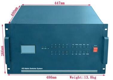 Εύκολα προσβάσιμος video matrix switcher με εύρος ζώνης 225MHz και έλεγχο Ethernet