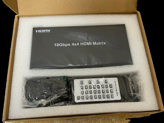 EDID Υποστηρίζεται 4x4 HDMI Matrix με εύρος ζώνης βίντεο 225MHz και RS-232 Control
