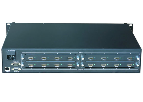 8x8 4x4 HDMI Matrix Switcher HDCP συμβατές επιλογές ελέγχου Ethernet
