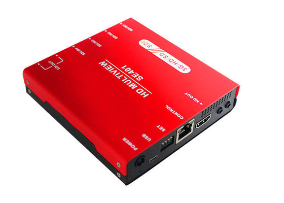 3G/HD/SD-SDI Quad Multiviewer και Switcher με οθόνη μετρητή ήχου