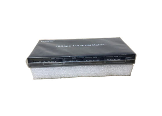 4X4 HDMI Matrix Switcher με πολλαπλές επιλογές ελέγχου και εξόδους 4K