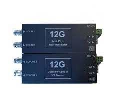 12G SDI 4K Fiber Extender - Μη συμπιεσμένο βίντεο υψηλής ταχύτητας για μετάδοση και AV