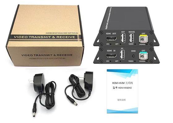 12G SDI οπτική διευκόλυνση: 4K/60Hz χωρίς απώλεια μετάδοση βίντεο έως 20km