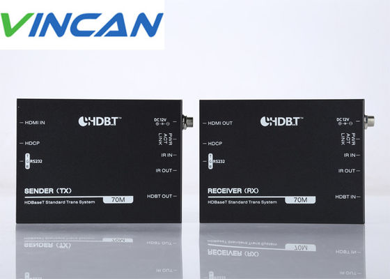 HDbaset HDMI Extender Over Single 70m CAT6 με υποστήριξη IR POC, RS232 4k 60Hz