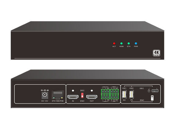 KVM-IP-1200 Διπλός διευρυτής κεφαλής Υποστήριξη διπλής επέκτασης οθόνης, κατάλληλη για χρηματοοικονομικές συναλλαγές και έλεγχο ιατροτεχνολογικών συσκευών