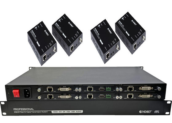 4K HDMI HDBaseT Μεταδότης και δέκτη 6 θύρες εκτενιστής με POC Power