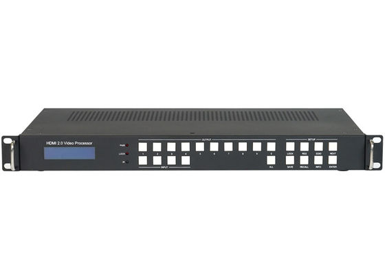Ελεγκτής τοίχου βίντεο τηλεόρασης HDMI 4x4 4k με 4 εισόδους 16 εξόδους