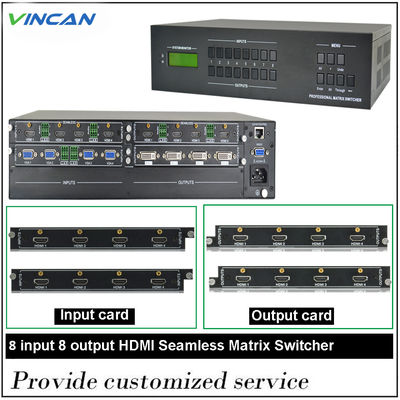 8 Switcher πλήρης ψηφιακός HDMI μητρών 8 έξω 22W HDMI Switcher σημάτων