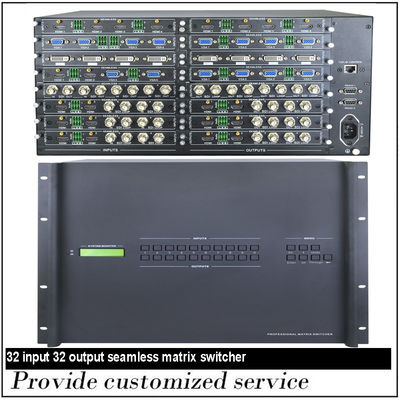 Switcher τηλεχειρισμού RS232 HDMI IR με τα πλαίσια 4K 32x32