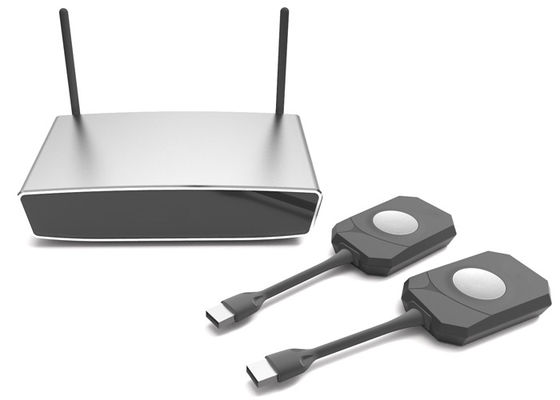 4K HDMI ασύρματος προσαρμογός οθόνης Dongle AES CCMP κρυπτογράφηση 12V DC τροφοδοσία