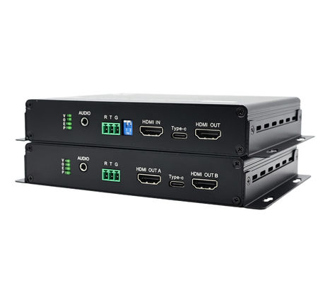 4K HDMI Οπτικό Επεκτάτη Πάνω από Τάγματα 60Hz HDMI 2.0b & 10KM LC Διασύνδεση