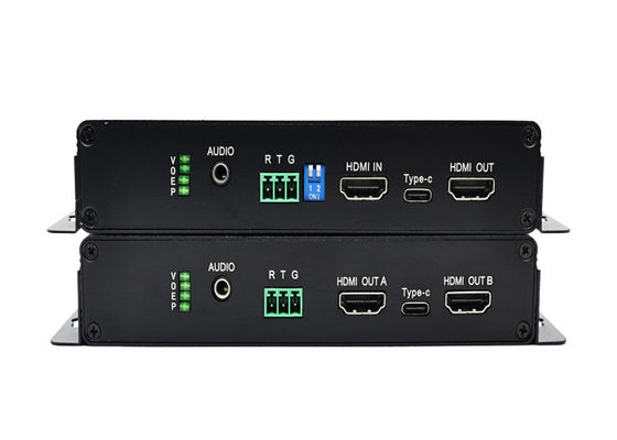 4K 60Hz HDMI οπτικό εκτενιστή με ενσωμάτωση ήχου HDMI 4K εκτενιστής μέσω ινών