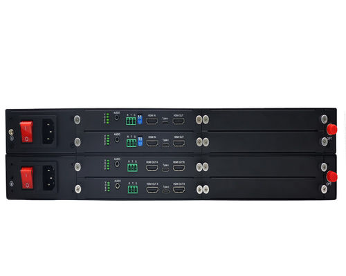 10 χλμ. 4K 60Hz HDMI Extender πάνω από οπτική ίνα χωρίς απώλειες χωρίς καθυστέρηση