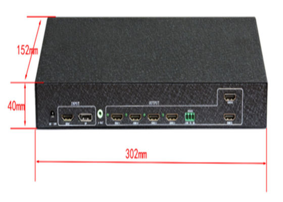 1x6 Ελεγκτής τοίχου βίντεο HDMI Splitter
