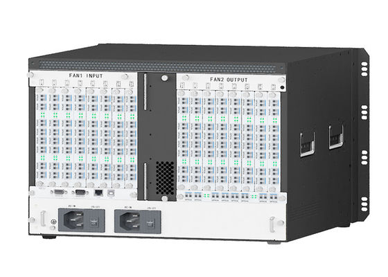 7 U 136 Θύρες Fiber Kvm Πομπός και Δέκτης Node Kvm Fiber Matrix