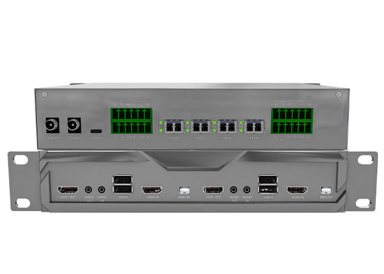 Πομποδέκτης Δέκτης KVM over Fiber για Οπτική Μήτρα KVM με Οπτική Εμφάνιση 4K60 Υψηλής Πυκνότητας