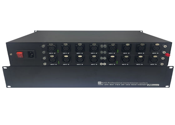 Επέκταση ήχου οπτικών ινών 8 καναλιών 6 καναλιών καναλιών με περίβλημα 1 u
