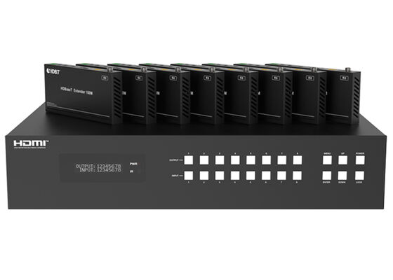 VINCAN 8x8 HDBaseT HDMI Matrix Switcher με βίντεο 4K60 4:4:4 και PoC για Επαγγελματικές Εγκαταστάσεις AV