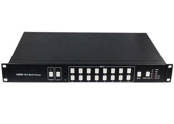Άνευ ραφής Switcher ESD τετραγώνων RS232 16x1 HDMI MultiViewer προστασία