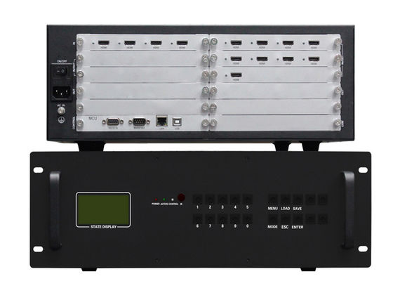 4 9 έξω στον τηλεοπτικό ελεγκτή τοίχων 3x3 2x2 HDMI με το περίβλημα 3.5U
