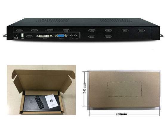 1 εισήγαγε το θραύστη 9 παραγωγής HDMI με τον τηλεοπτικό ελεγκτή τοίχων λειτουργίας 1x9 HDMI τοίχων με 3x3