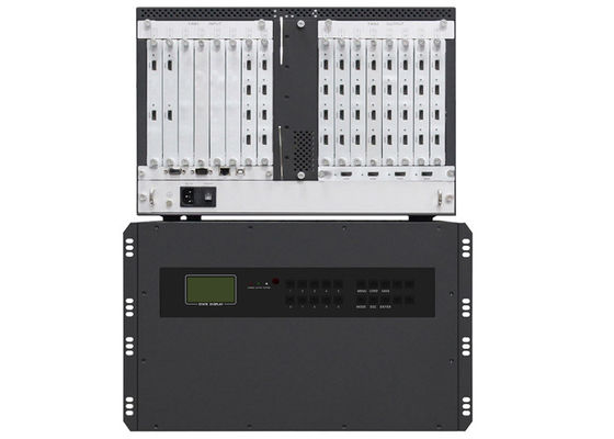 ο τηλεοπτικός ελεγκτής 4 CH τοίχων 7U 4K HDMI εισήγαγε 16 την παραγωγή CH 1080P HDMI