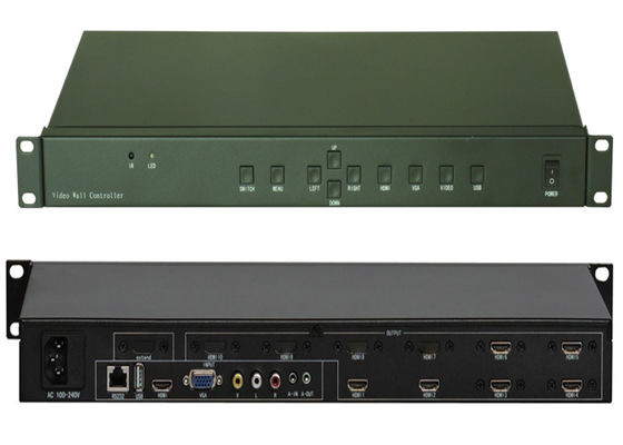 3x2 ο τηλεοπτικός ελεγκτής τοίχων LCD με τον έλεγχο 1 RS232 εισήγαγε την παραγωγή 6