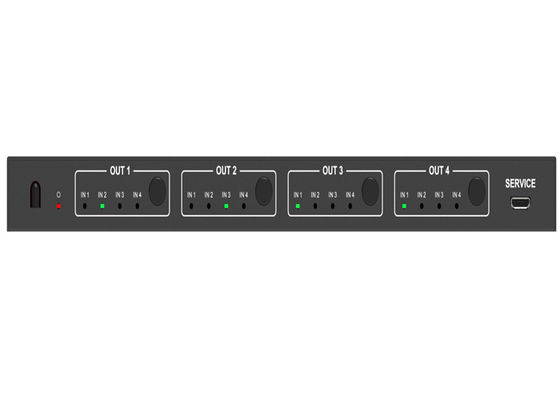 Switcher μητρών HDMI μικροϋπολογιστών USB 18Gbps 4x4 δέκτης IR