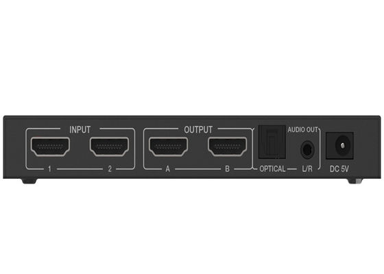 Δακτυλογραφήστε Switcher μητρών 18Gbps 2x2 HDMI με τον ακουστικό εξολκέα