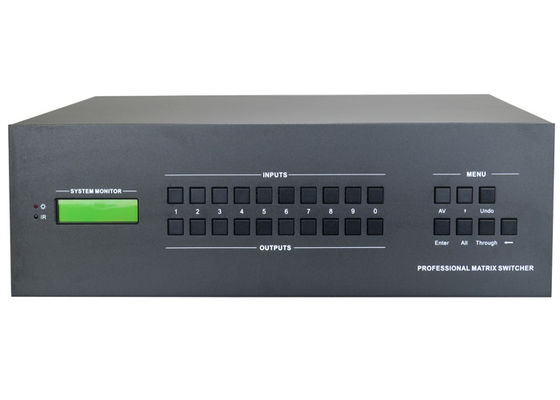 Άνευ ραφής Switcher HDCP μητρών 8x16 μορφωματικός 4k HDMI τηλεοπτικός