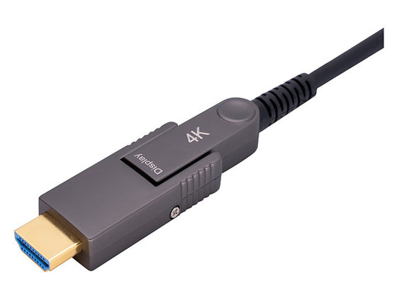 Καλώδιο η συμβατή EMI RFI οπτικών ινών της ΕΕΚ HDCP2.2 HDR HDMI EDID