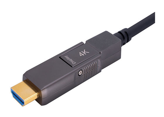 Θωρακισμένο HDMI 2,0 κατασκευή ανοξείδωτου οπτικών καλωδίων 200CU